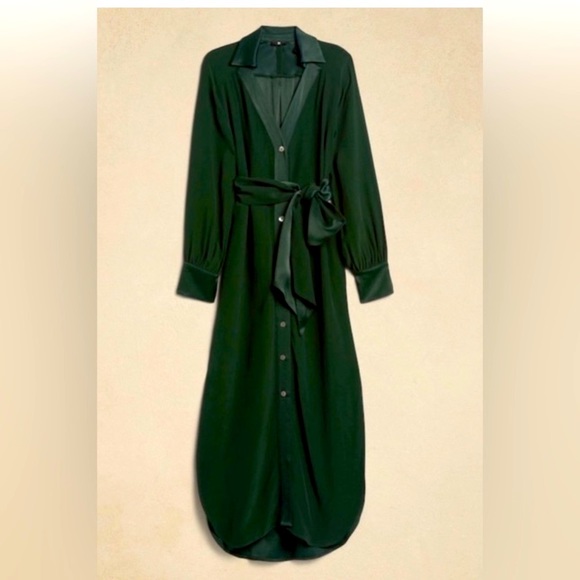 BANANA REPUBLIC FELISA MIDI SHIRTDRESS - Picture 4 of 7